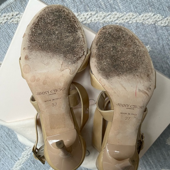 Jimmy Choo patent leather strap heels - Picture 7 of 11